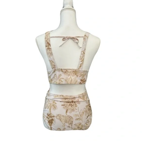 NWOT Safari/Tiger Print Bikini Set, Size XXL - Picture 4 of 7